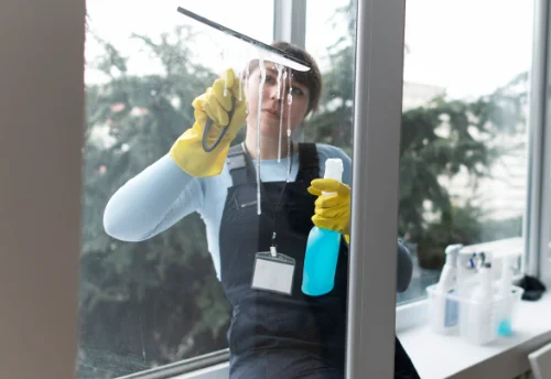 Nettoyage de vitres intérieures et extérieures à Carrouges
